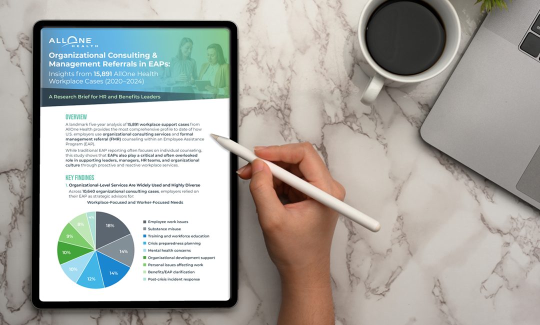 AllOne Health Unveils Landmark Study Proving Full-Service, Human-Led EAPs Deliver Critical Workplace Impact That Digital-Only Models Can’t Match