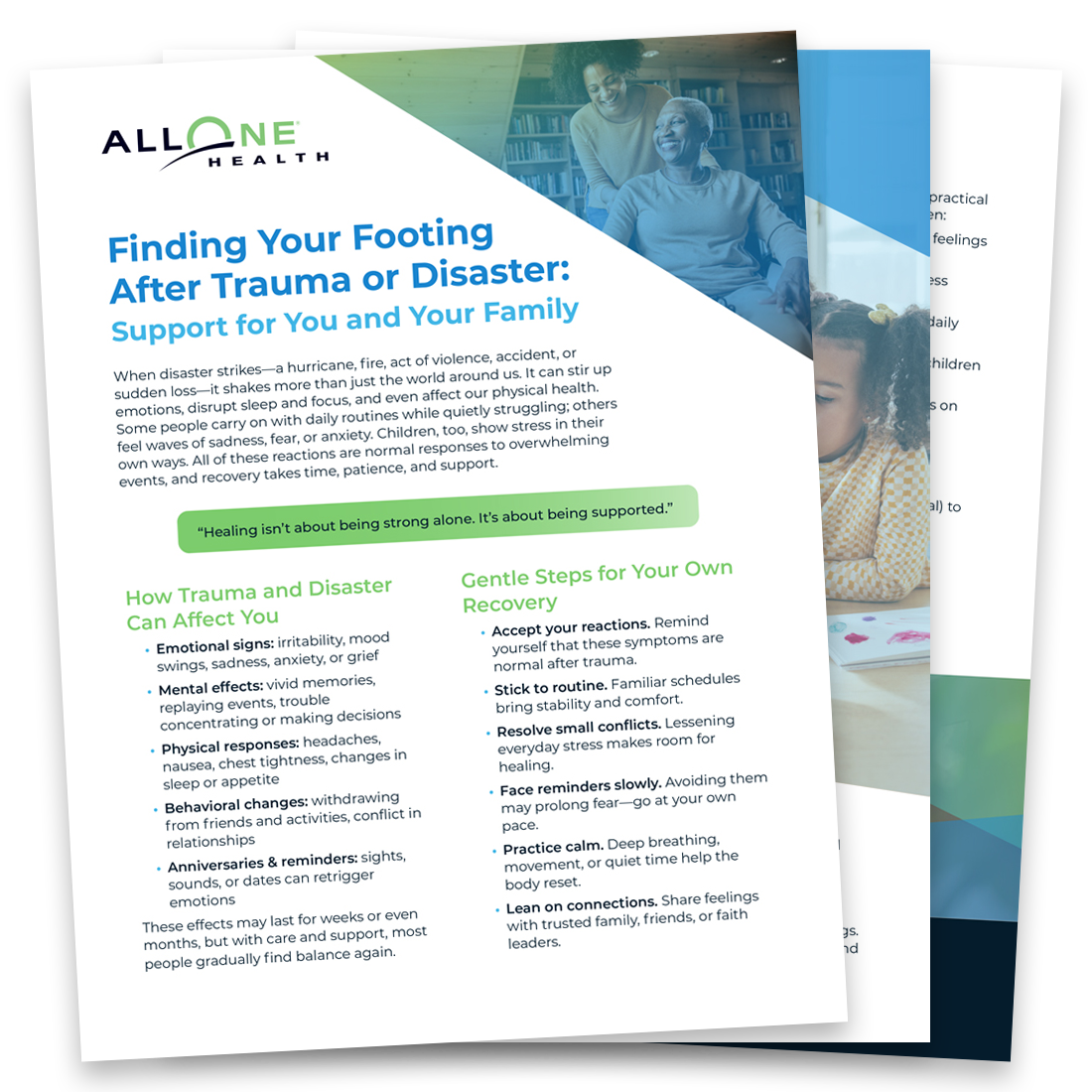 Finding Your Footing After Trauma or Disaster