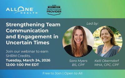 Join AllOne Health’s Leadership Webinar and Earn SHRM HR Credits