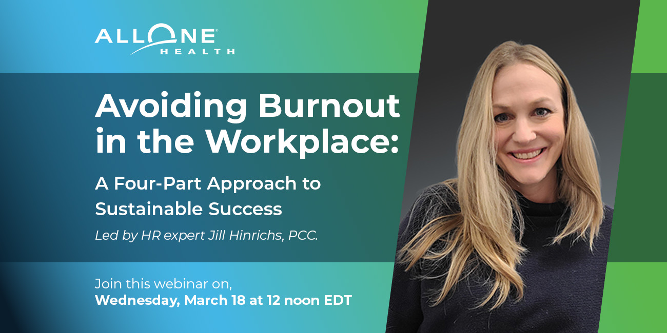Webinar led by Jill Hinrichs "Avoiding Burnout"