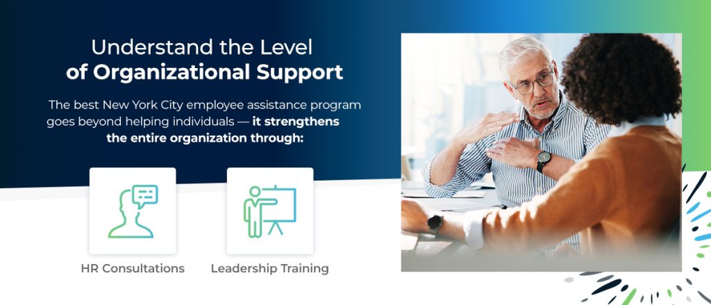 Insight into understanding the level of organizational support