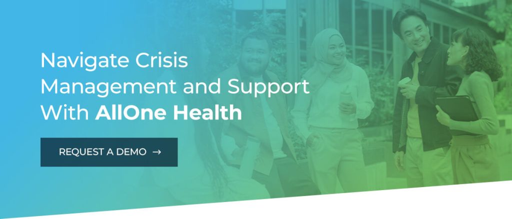 Navigate crisis management and support with AllOne Health