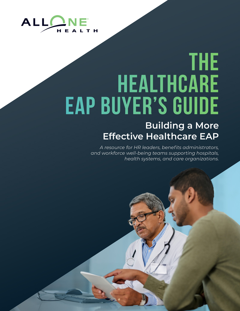 cover of healthcare EAP buyer's guide